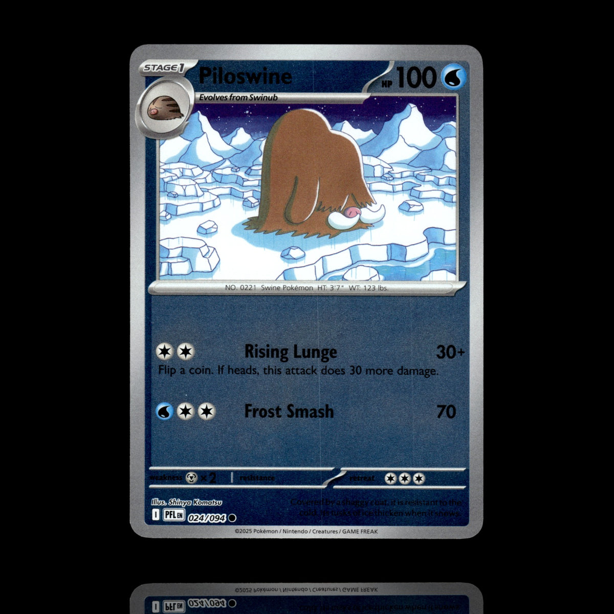 ▸ Piloswine | ME02: Phantasmal Flames | Reverse Holo | 024/094 | NM