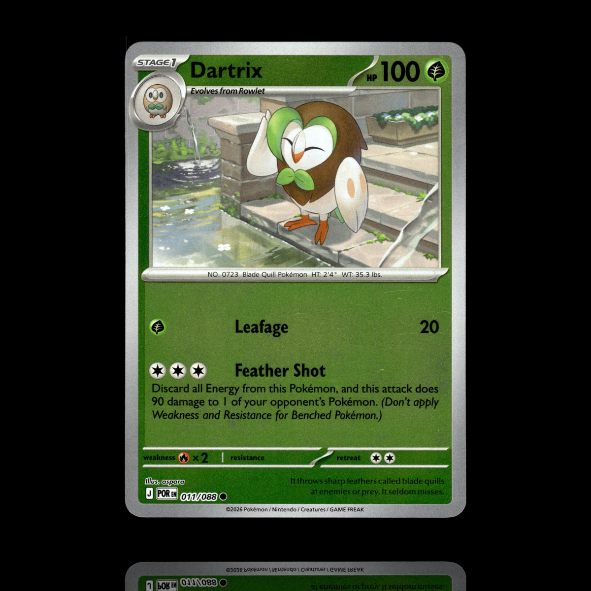 ▸ Dartrix | ME03: Perfect Order | Reverse Holo | 011/088 | NM