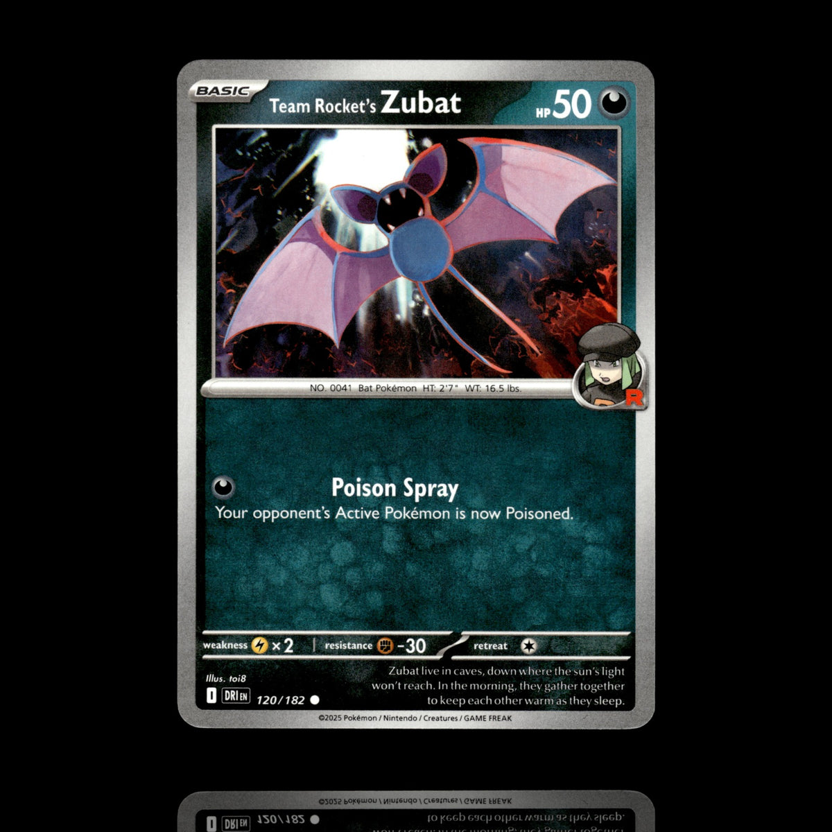 ▸ Team Rocket's Zubat | SV10: Destined Rivals | Common | 120/182 | NM