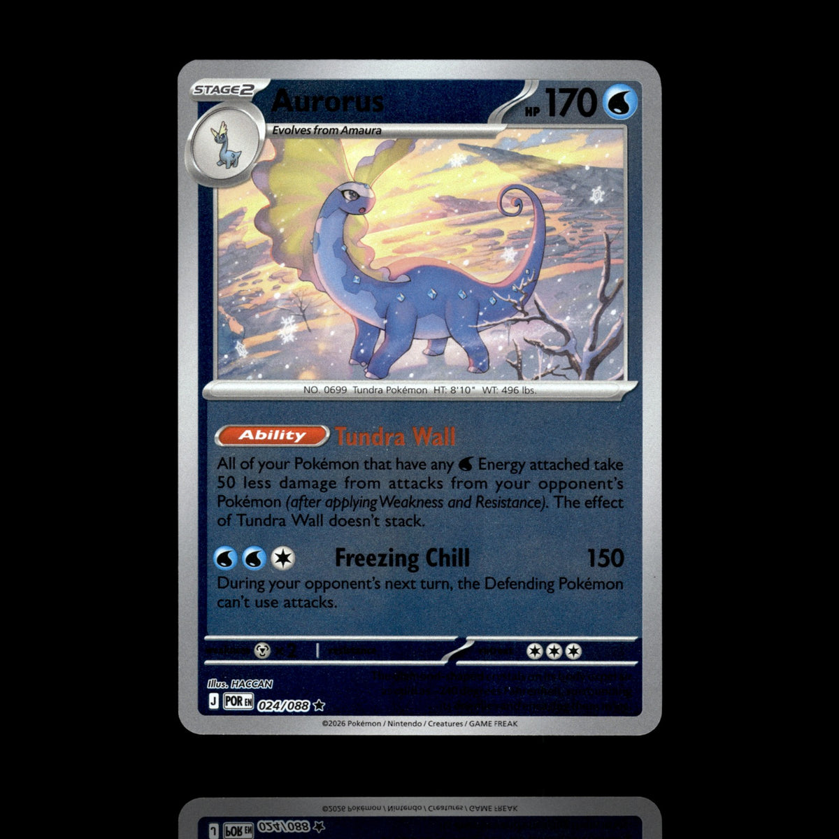 ▸ Aurorus | ME03 Perfect Order | Reverse Holo | 024/088 | NM