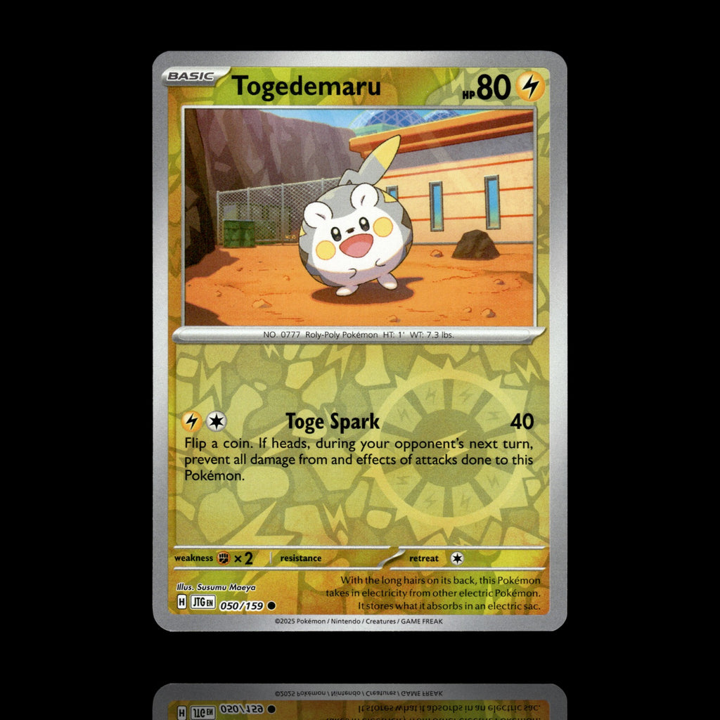 ▸ Togedemaru | SV09: Journey Together | Reverse Holo | 050/159 | NM