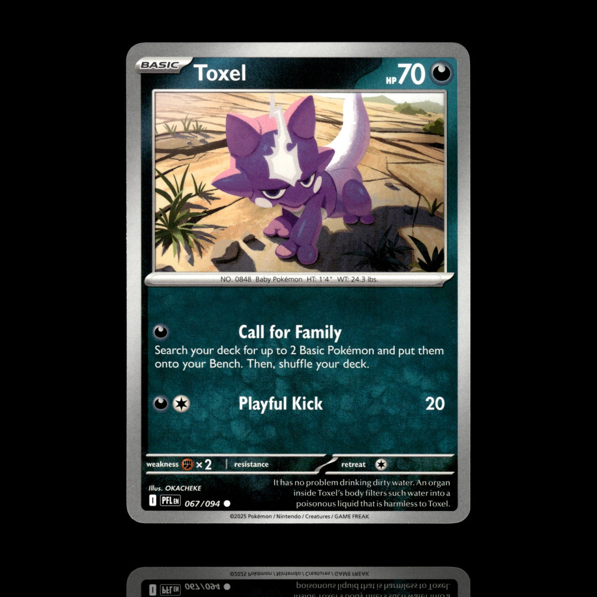 ▸ Toxel | ME02: Phantasmal Flames | Common | 067/094 | NM