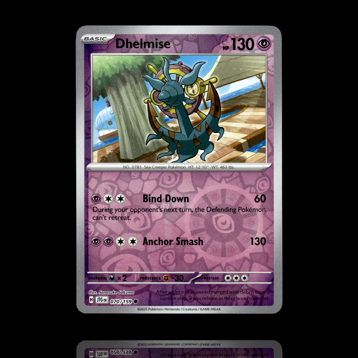 ▸ Dhelmise | SV09: Journey Together | Reverse Holo | 070/159 | NM