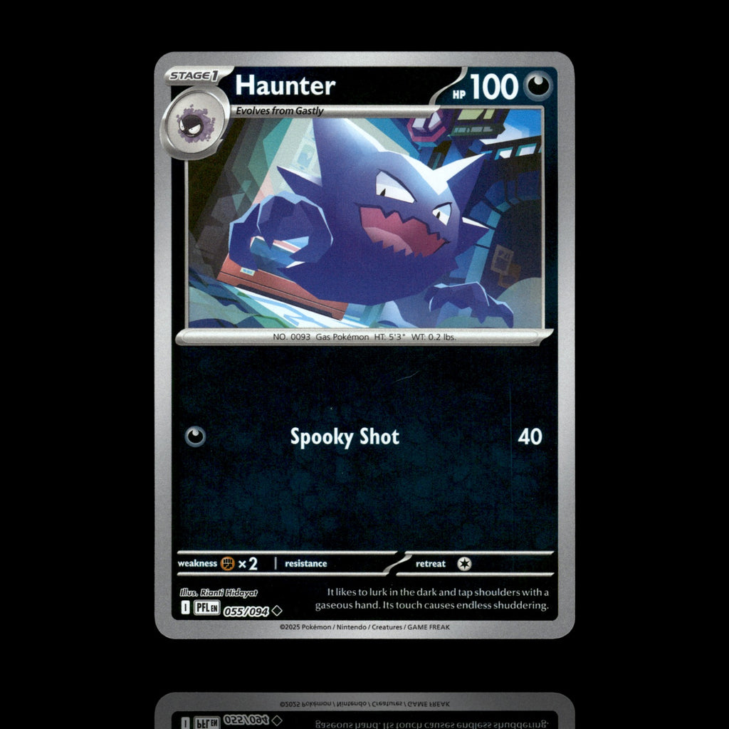 ▸ Haunter | ME02: Phantasmal Flames | Reverse Holo | 055/094 | NM