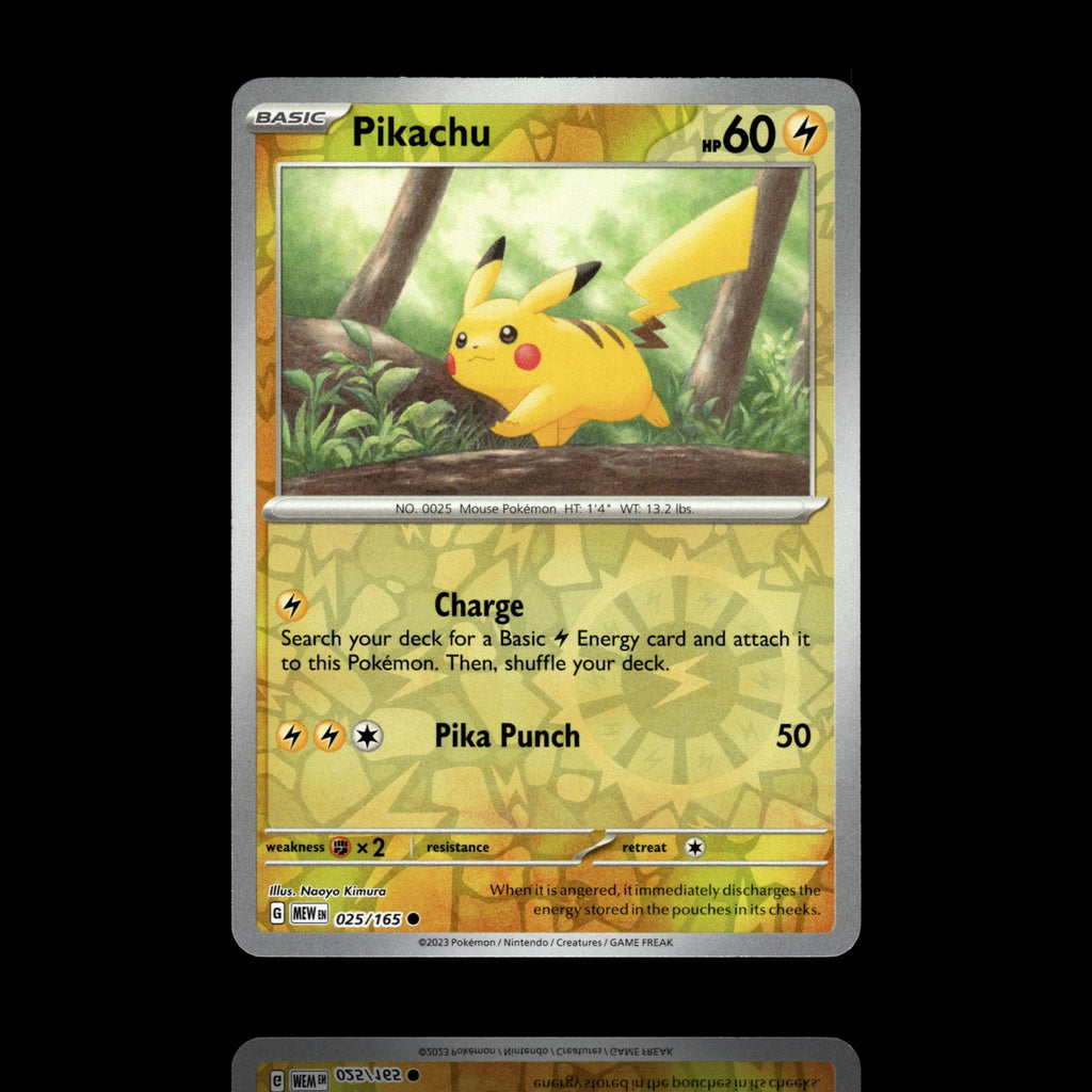 ▸ Pikachu | SV: Scarlet & Violet 151 | Reverse Holo | 025/165 | NM