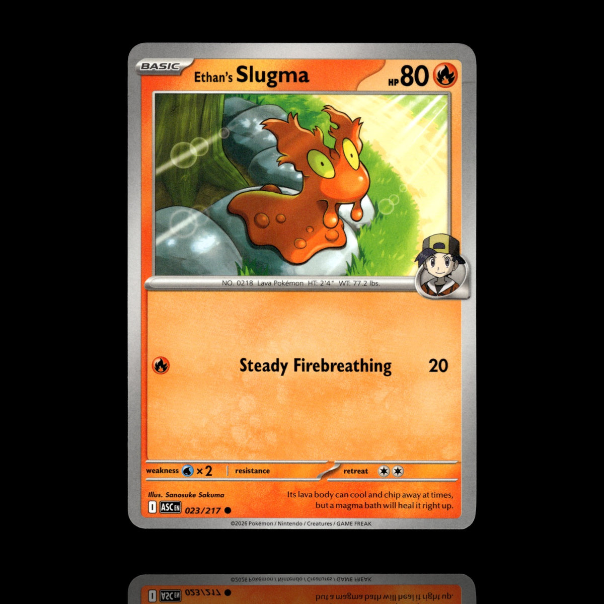 ▸ Ethan's Slugma | ME: Ascended Heroes | Common | 023/217 | NM
