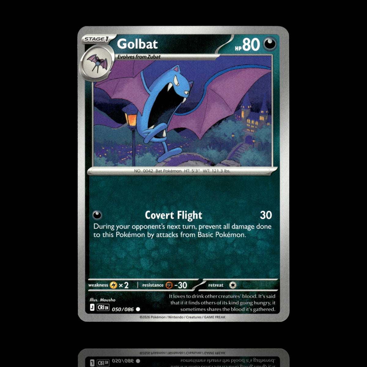 ▸ Golbat | ME04: Chaos Rising | Common | 050/086 | NM
