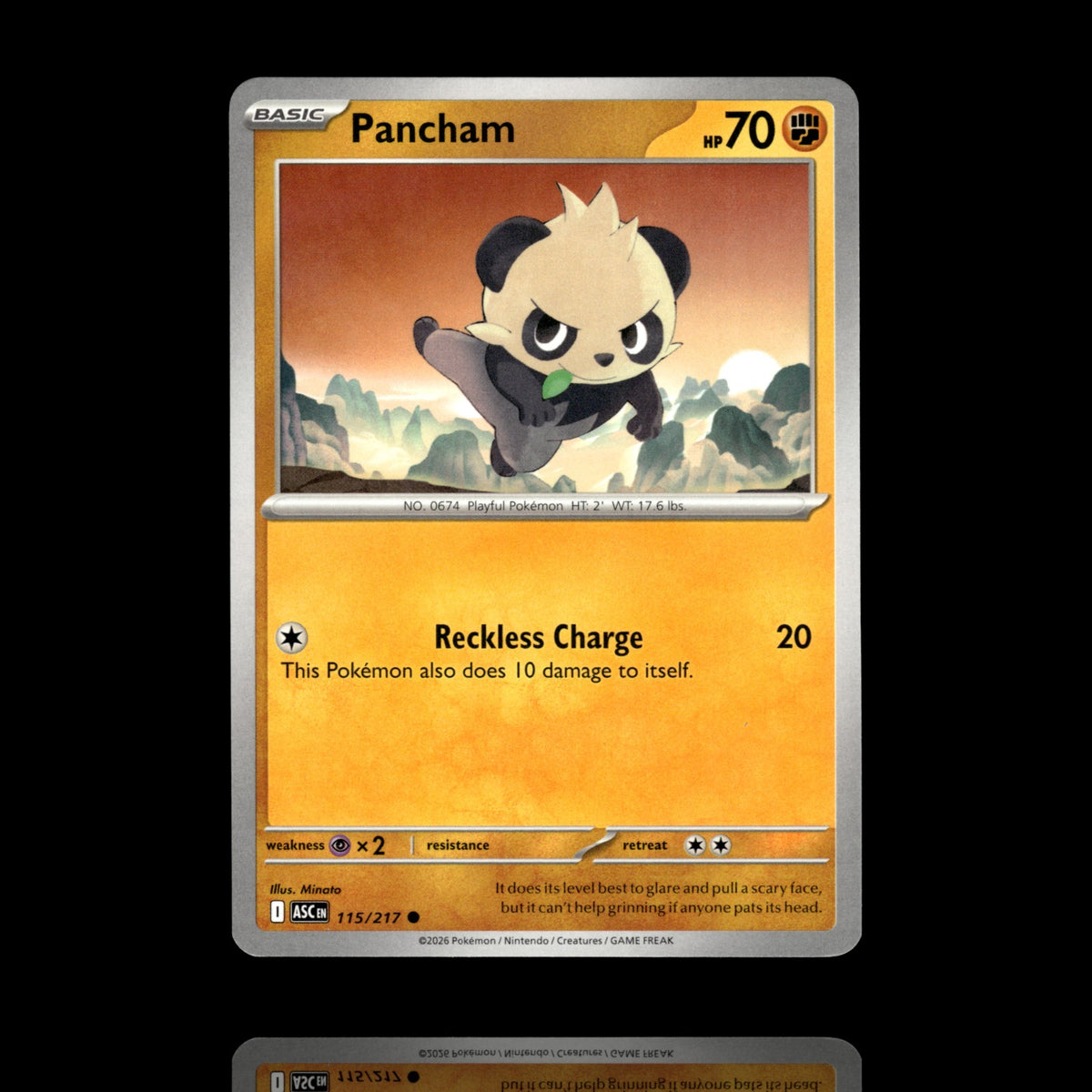 ▸ Pancham | ME: Ascended Heroes | Common | 115/217 | NM