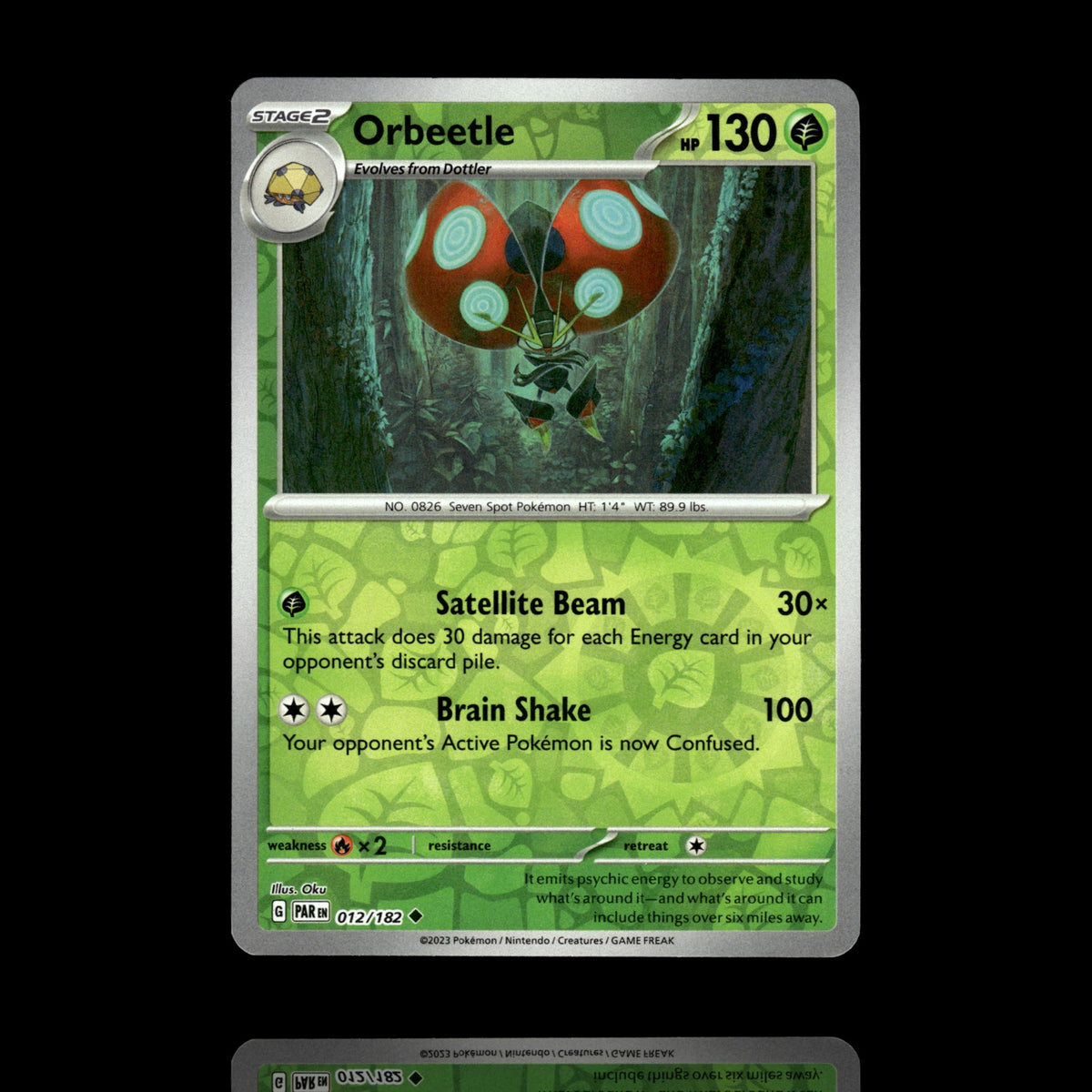 ▸ Orbeetle | SV04: Paradox Rift | Reverse Holo | 012/182 | NM