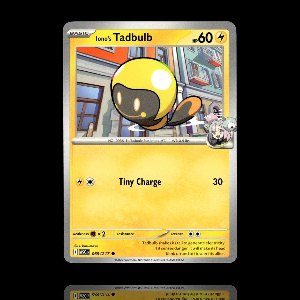 ▸ Iono's Tadbulb | ME: Ascended Heroes | Common | 069/217 | NM