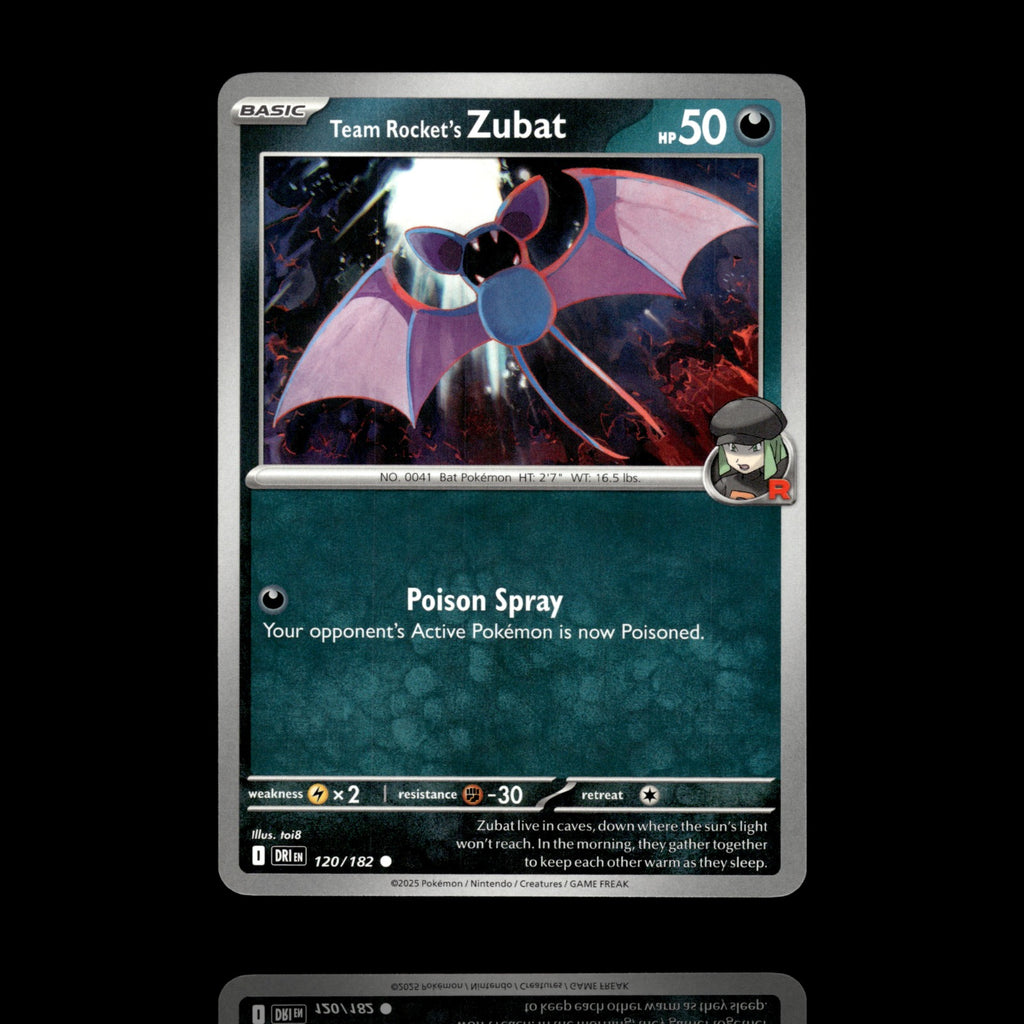 ▸ Team Rocket's Zubat | SV10: Destined Rivals | Common | 120/182 | NM