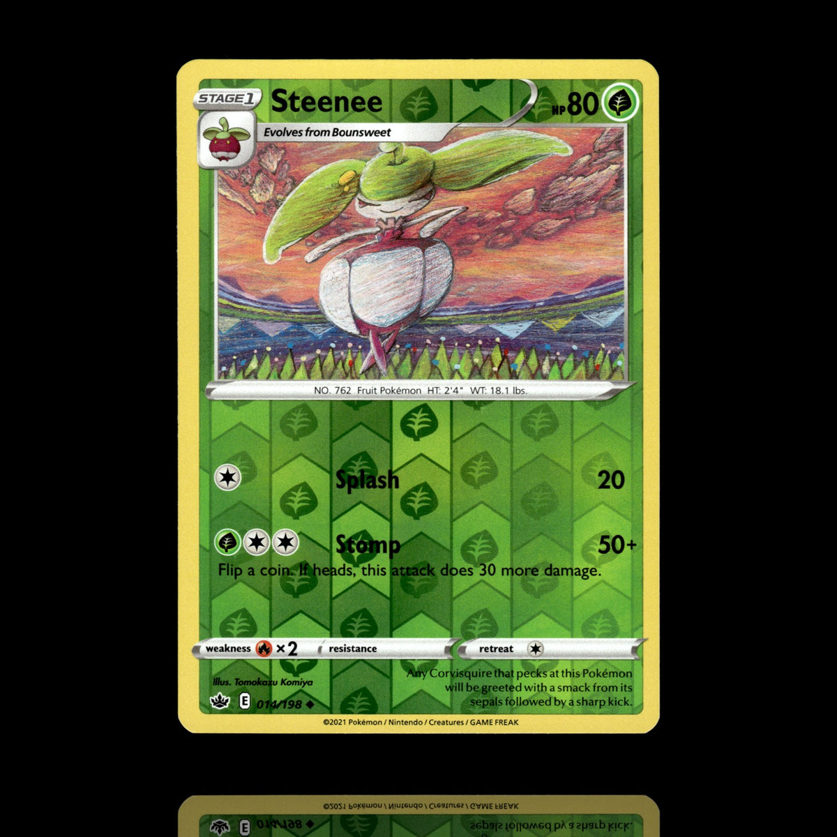 ▸ Steenee | SWSH06: Chilling Reign | Reverse Holo | 014/198 | NM