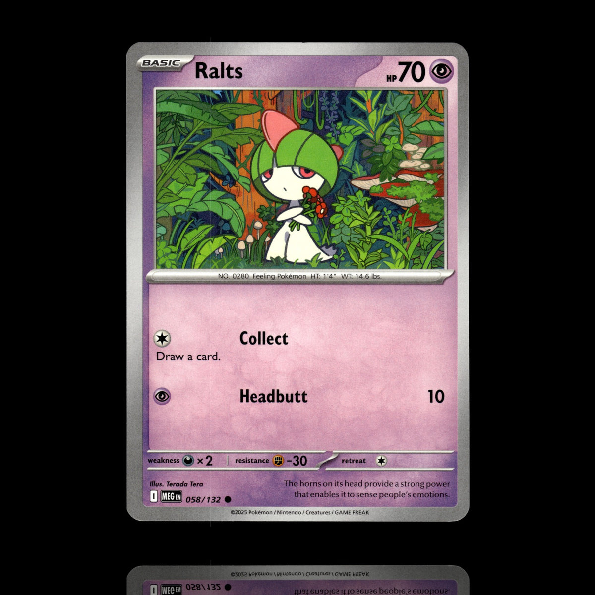 ▸ Ralts | ME01: Mega Evolution | Common | 058/132 | NM