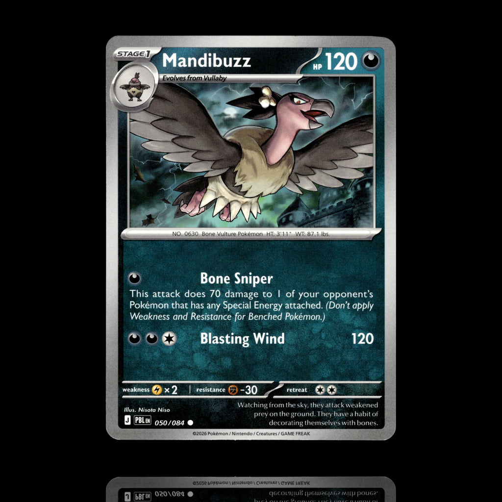 ▸ Mandibuzz | ME05: Pitch Black | Common | 050/084 | NM