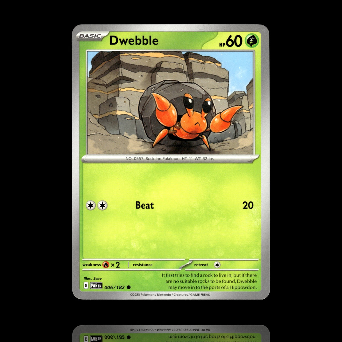 ▸ Dwebble | SV04: Paradox Rift | Common | 006/182 | NM