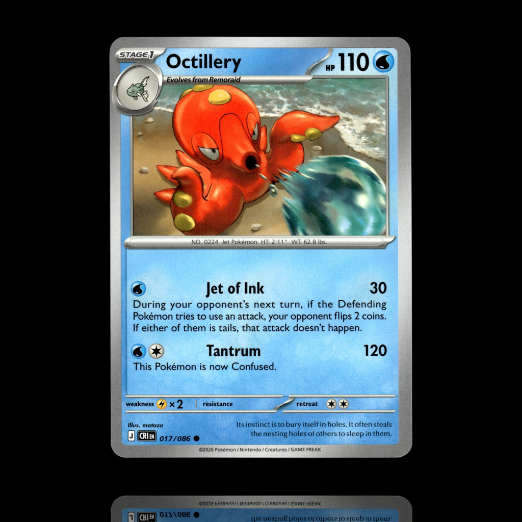 ▸ Octillery | ME04: Chaos Rising | Common | 017/086 | NM