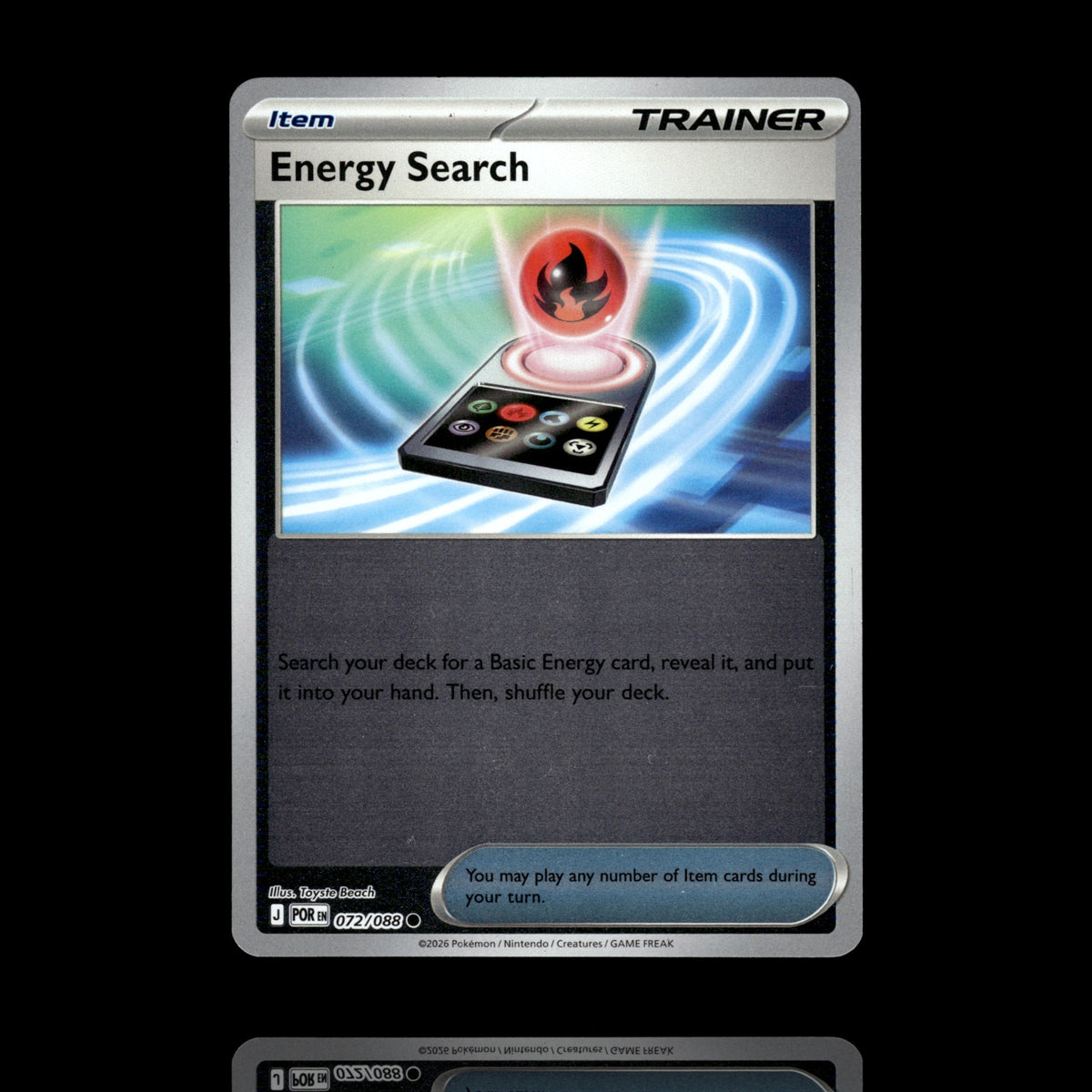 ▸ Energy Search | ME03: Perfect Order | Reverse Holo | 072/088 | NM