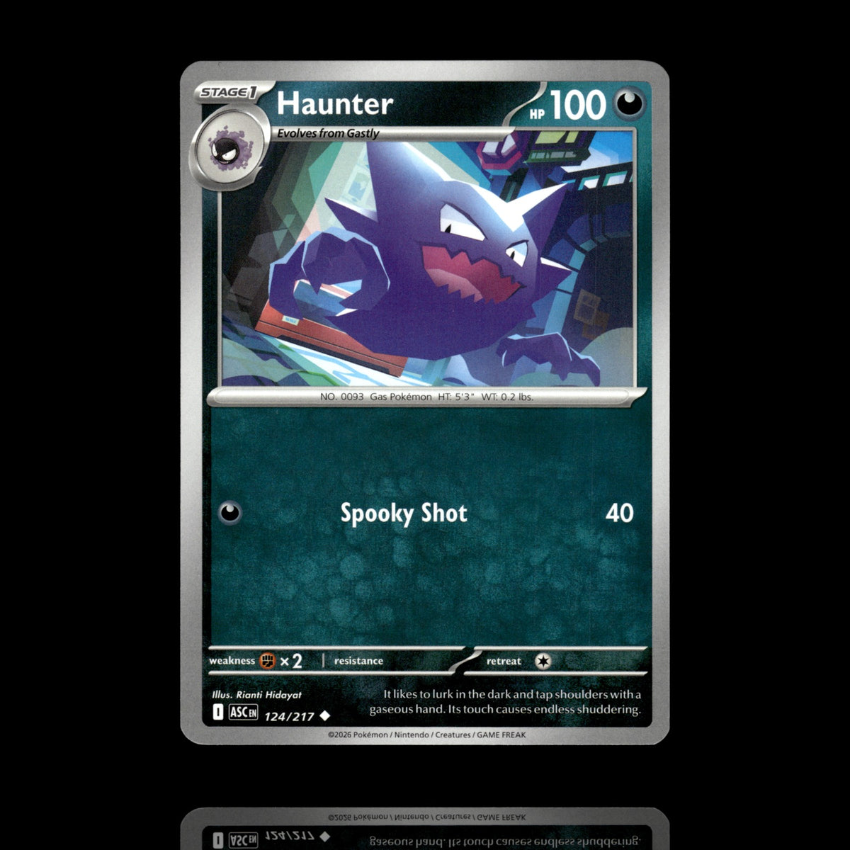 ▸ Haunter | ME: Ascended Heroes | Uncommon | 124/217 | NM