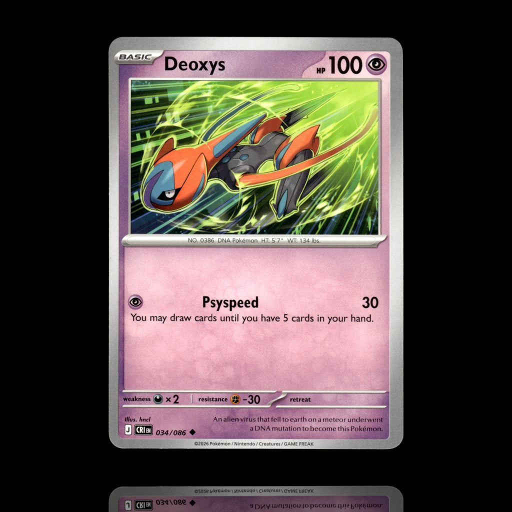 ▸ Deoxys | ME04: Chaos Rising | Uncommon | 034/086 | NM