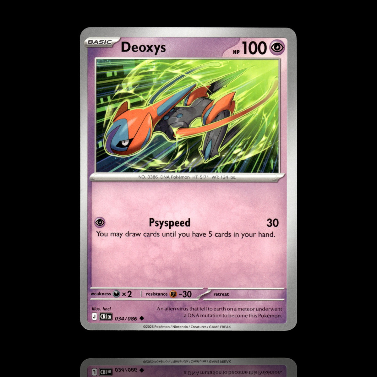 ▸ Deoxys | ME04: Chaos Rising | Uncommon | 034/086 | NM