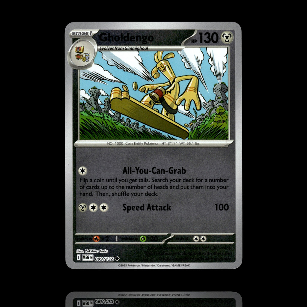 ▸ Gholdengo | ME01: Mega Evolution | Reverse Holo | 099/132 | NM