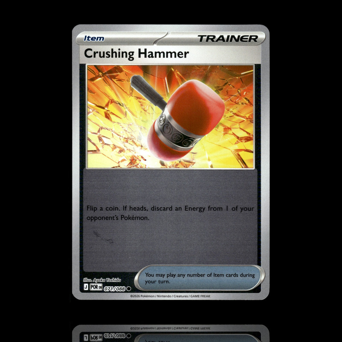 ▸ Crushing Hammer | ME03: Perfect Order | Reverse Holo | 071/088 | NM