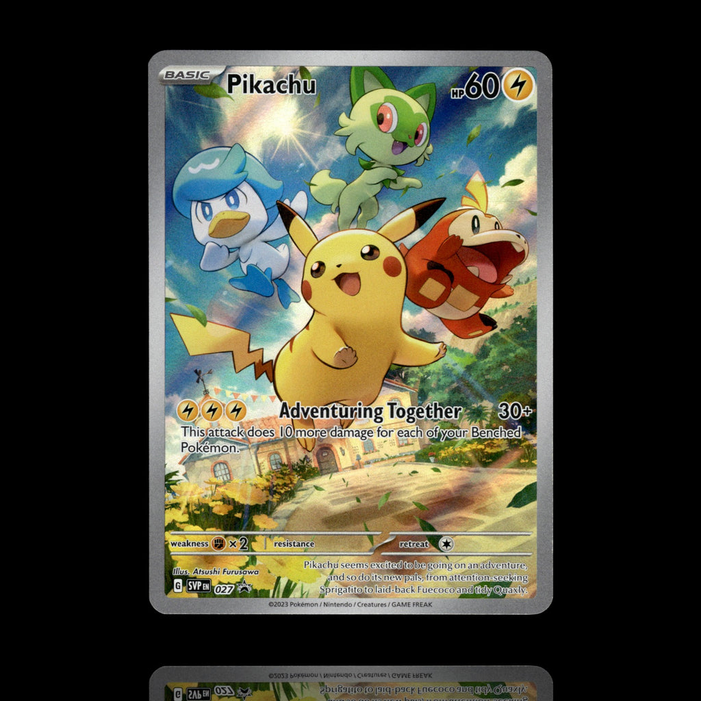▸ Pikachu | SV: Scarlet & Violet Promo Cards | Promo | 027 | NM