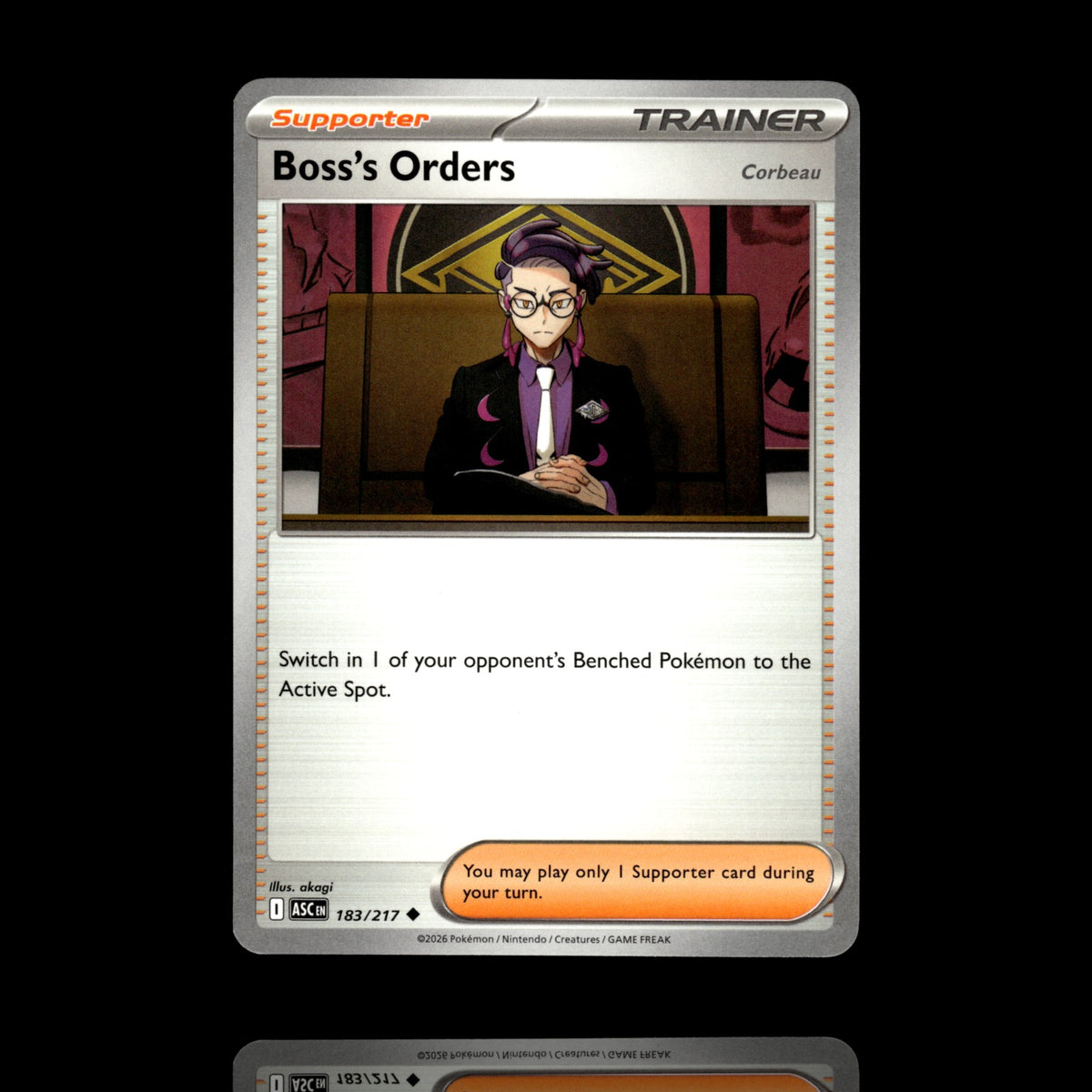 ▸ Boss's Orders [Corbeau] | ME: Ascended Heroes | Uncommon | 183/217 | NM