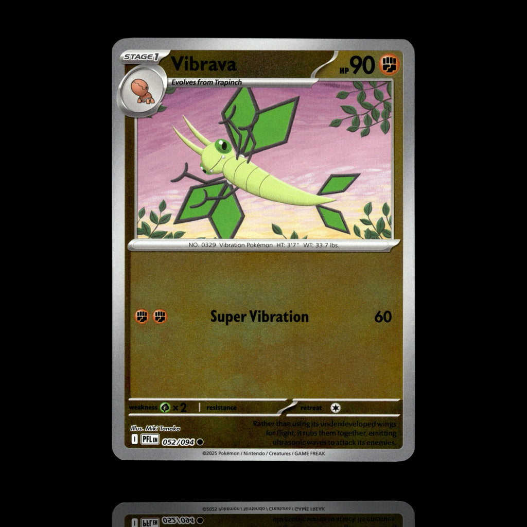 ▸ Vibrava | ME02: Phantasmal Flames | Reverse Holo | 052/094 | NM
