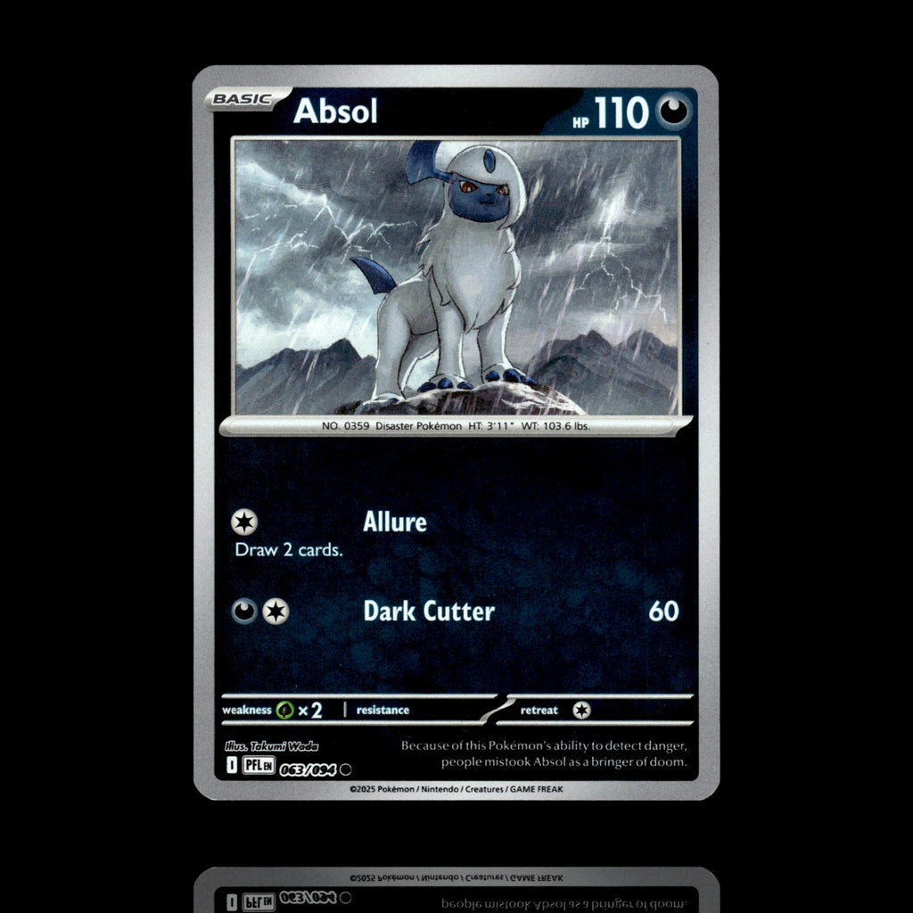 ▸ Absol | ME02: Phantasmal Flames | Reverse Holo | 063/094 | NM