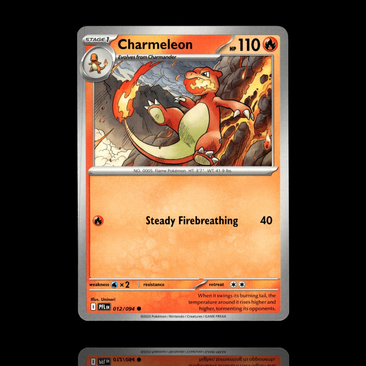 ▸ Charmeleon | ME02: Phantasmal Flames | Common | 012/094 | NM
