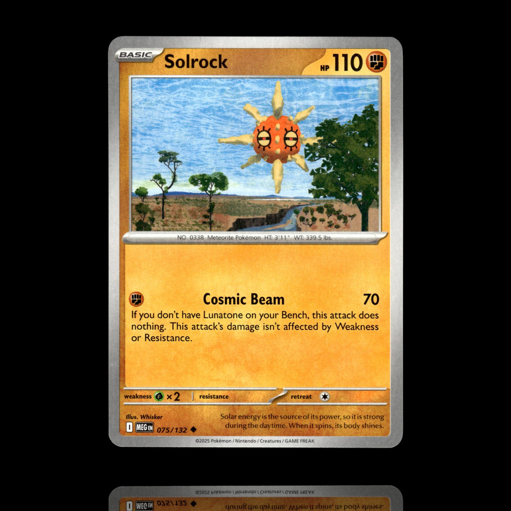 ▸ Solrock | ME01: Mega Evolution | Uncommon | 075/132 | NM