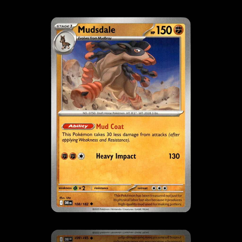 ▸ Mudsdale | SV10: Destined Rivals | Uncommon | 108/182 | NM