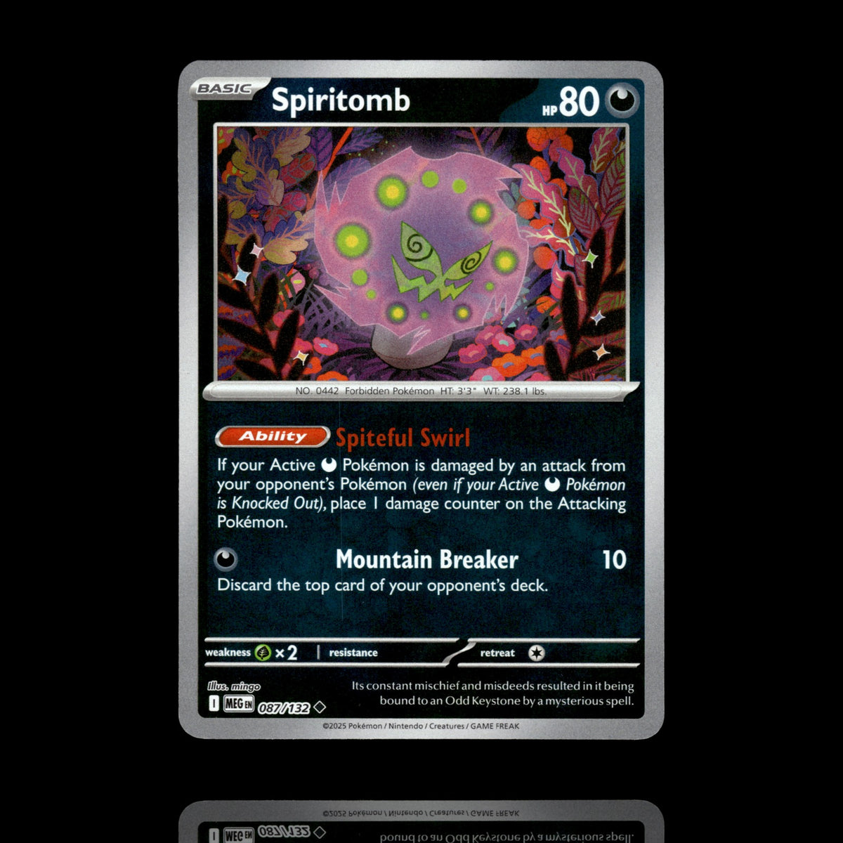 ▸ Spiritomb | ME01: Mega Evolution | Reverse Holo | 087/132 | NM