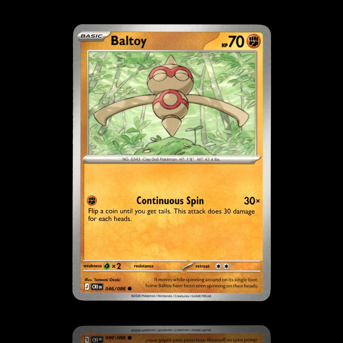 ▸ Baltoy | ME04: Chaos Rising | Common | 046/086 | NM