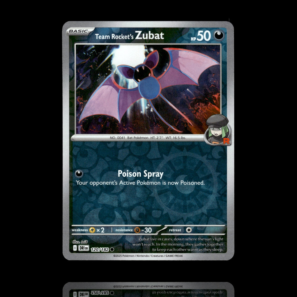 ▸ Team Rocket's Zubat | SV10: Destined Rivals | Reverse Holo | 120/182 | NM