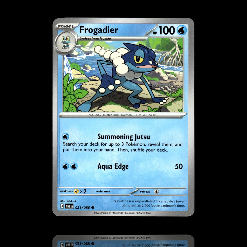 ▸ Frogadier | ME04: Chaos Rising | Common | 021/086 | NM
