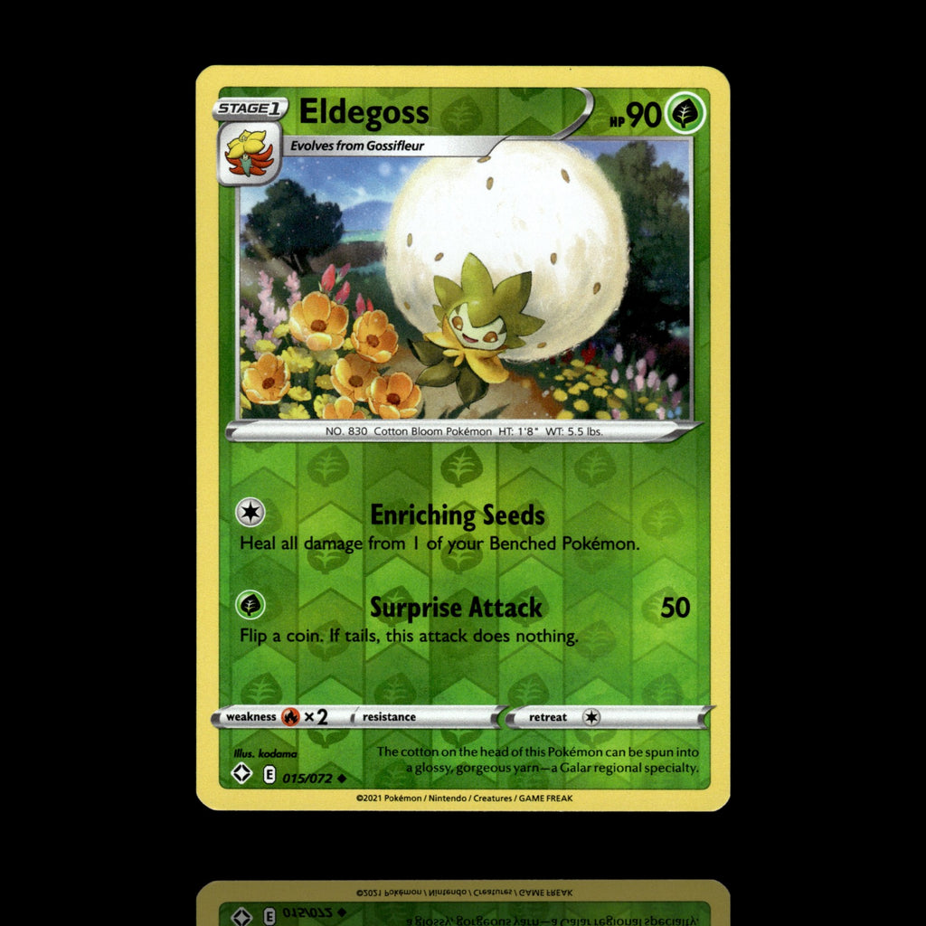 ▸ Eldegoss | Shining Fates | Reverse Holo | 015/072 | NM