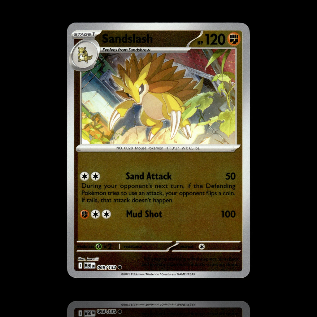 ▸ Sandslash | ME01: Mega Evolution | Reverse Holo | 069/132 | NM