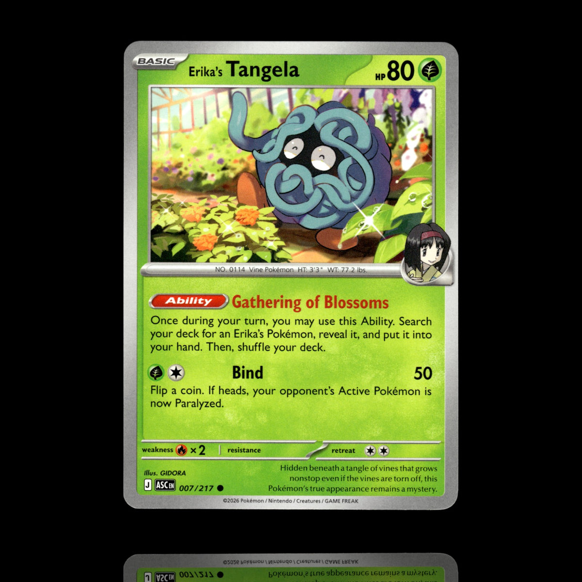 ▸ Erika's Tangela | ME: Ascended Heroes | Common | 007/217 | NM