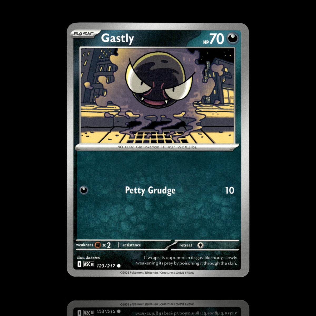 ▸ Gastly | ME: Ascended Heroes | Common | 123/217 | NM