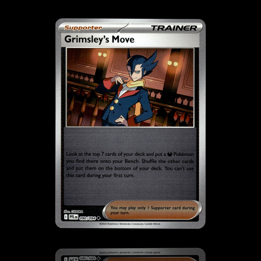 ▸ Grimsley's Move | ME02: Phantasmal Flames | Reverse Holo | 090/094 | NM