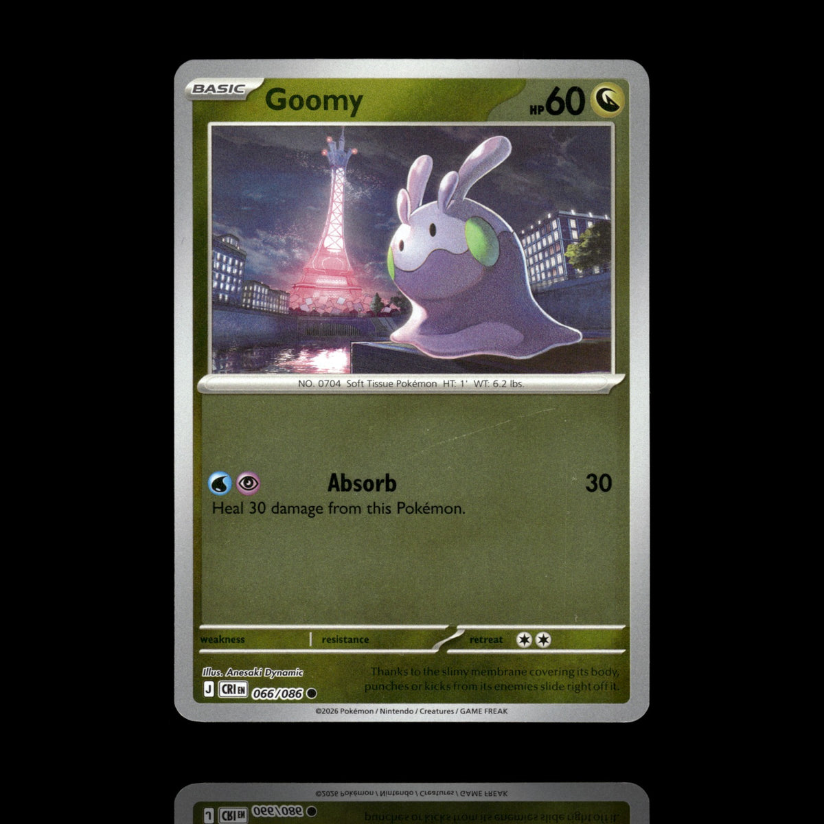 ▸ Goomy | ME04: Chaos Rising | Reverse Holo | 066/086 | NM