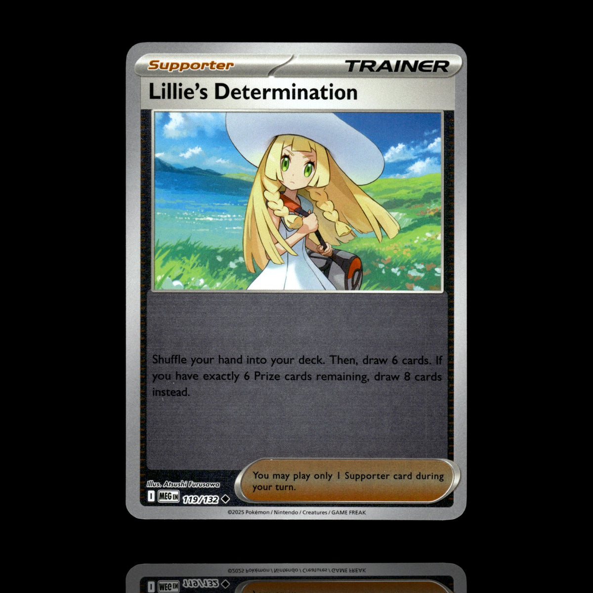 ▸ Lillie's Determination - | ME01: Mega Evolution | Reverse Holo | 119/132 | NM