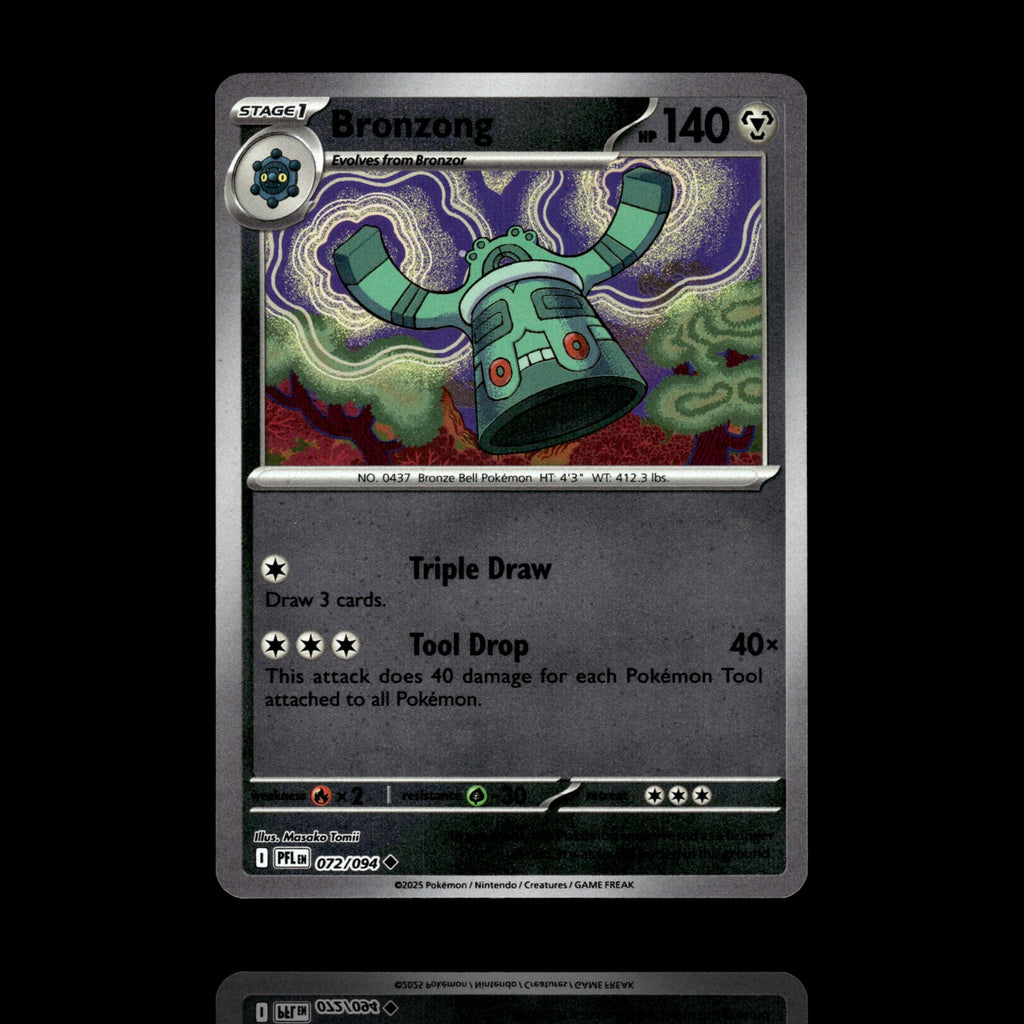 ▸ Bronzong | ME02: Phantasmal Flames | Reverse Holo | 072/094 | NM