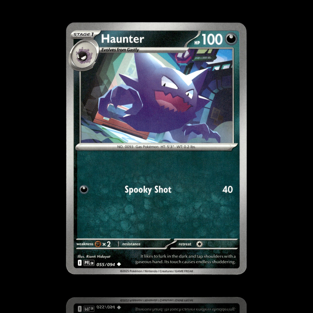 ▸ Haunter | ME02: Phantasmal Flames | Uncommon | 055/094 | NM