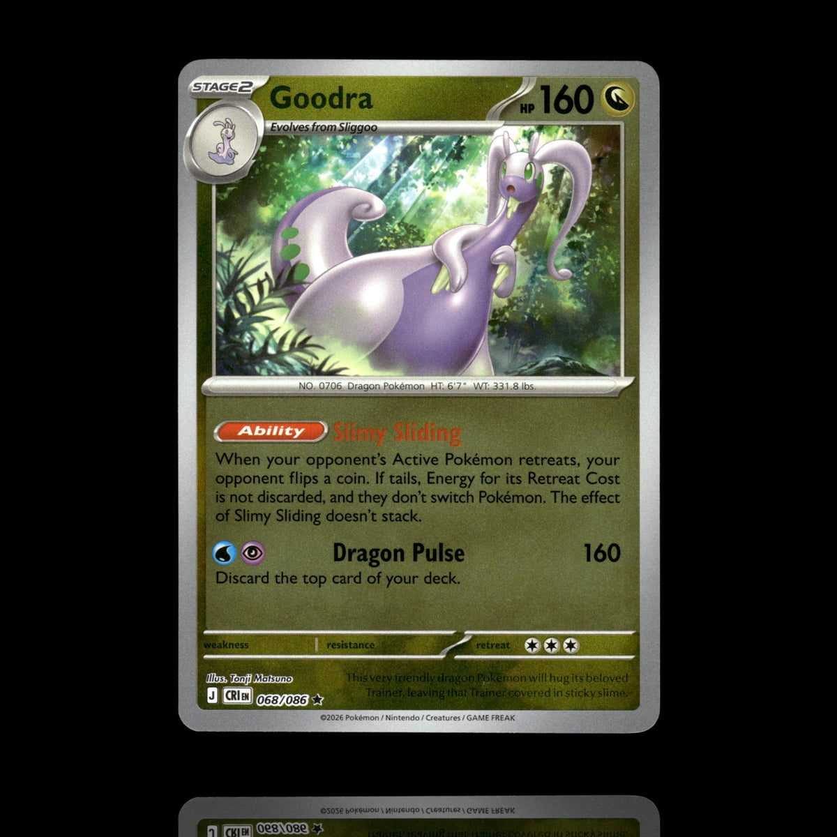 ▸ Goodra | ME04: Chaos Rising | Reverse Holo | 068/086 | NM