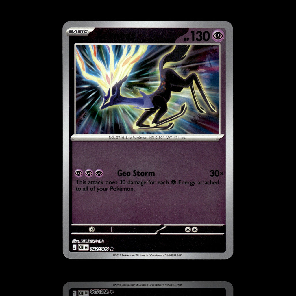 ▸ Xerneas | ME04: Chaos Rising | Reverse Holo | 042/086 | NM