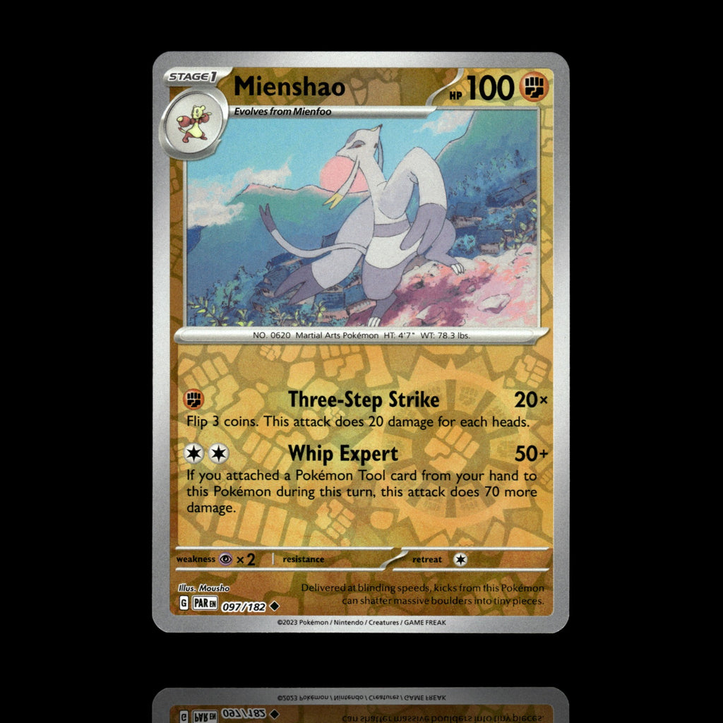 ▸ Mienshao | SV04: Paradox Rift | Reverse Holo | 097/182 | NM