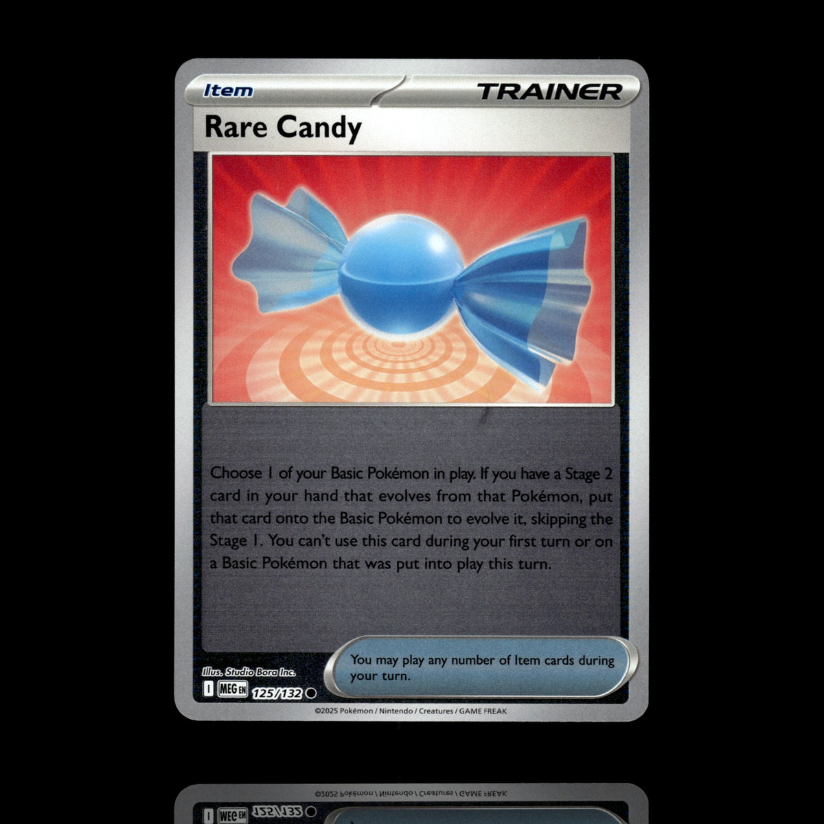 ▸ Rare Candy | ME01: Mega Evolution | Reverse Holo | 125/132 | NM